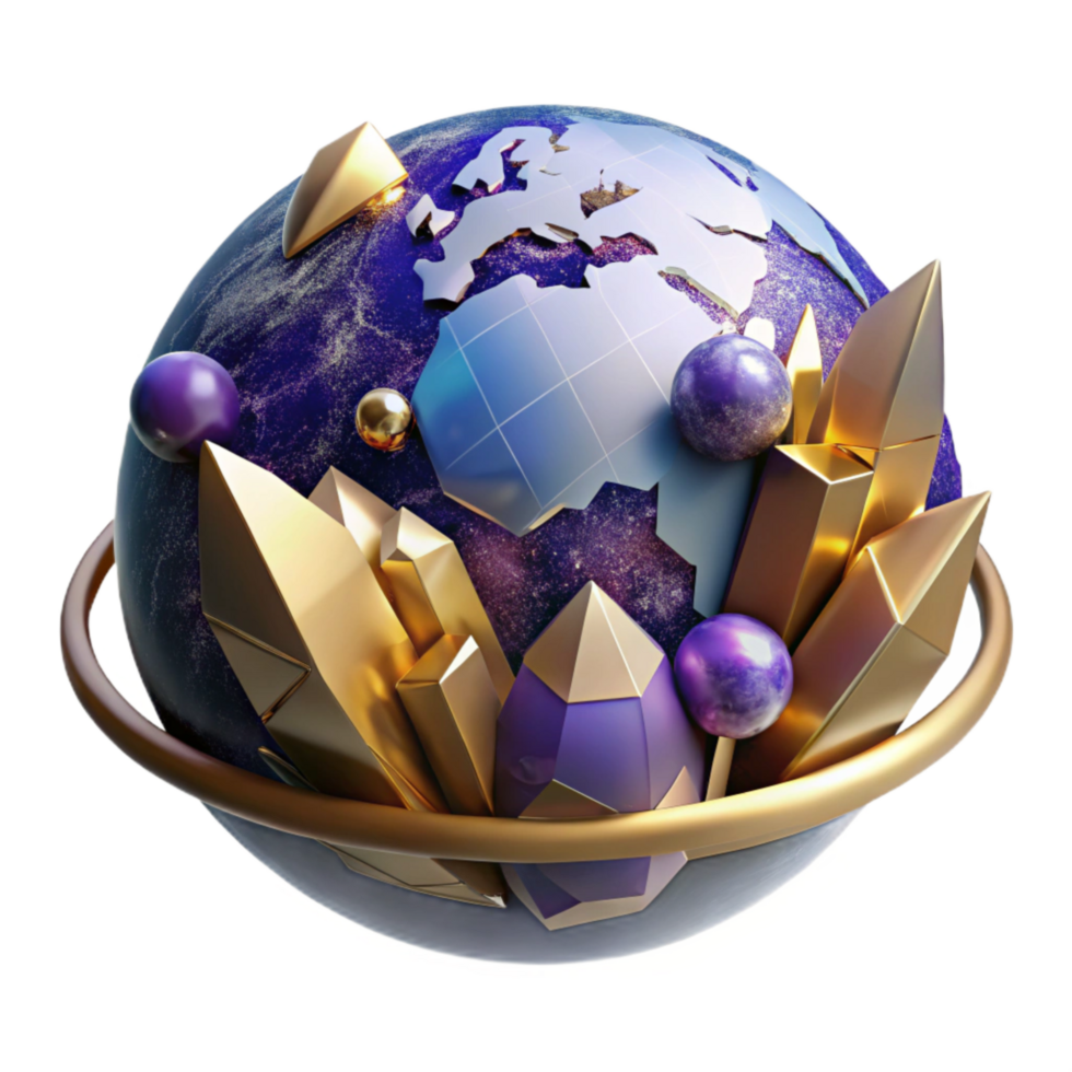 impressive minimalist Modern World Map Design Transparent Background authentic png