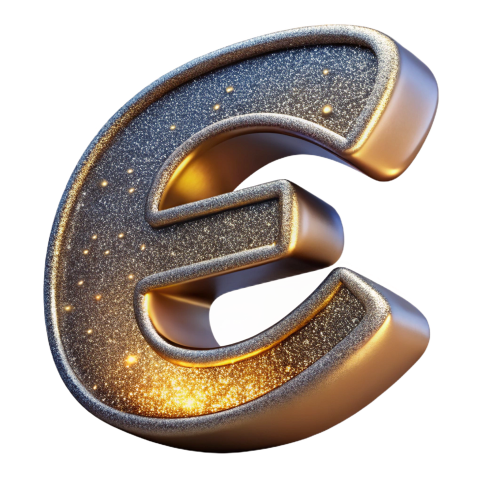 vibrant creative Moon Phase Font Isolated high resolution png