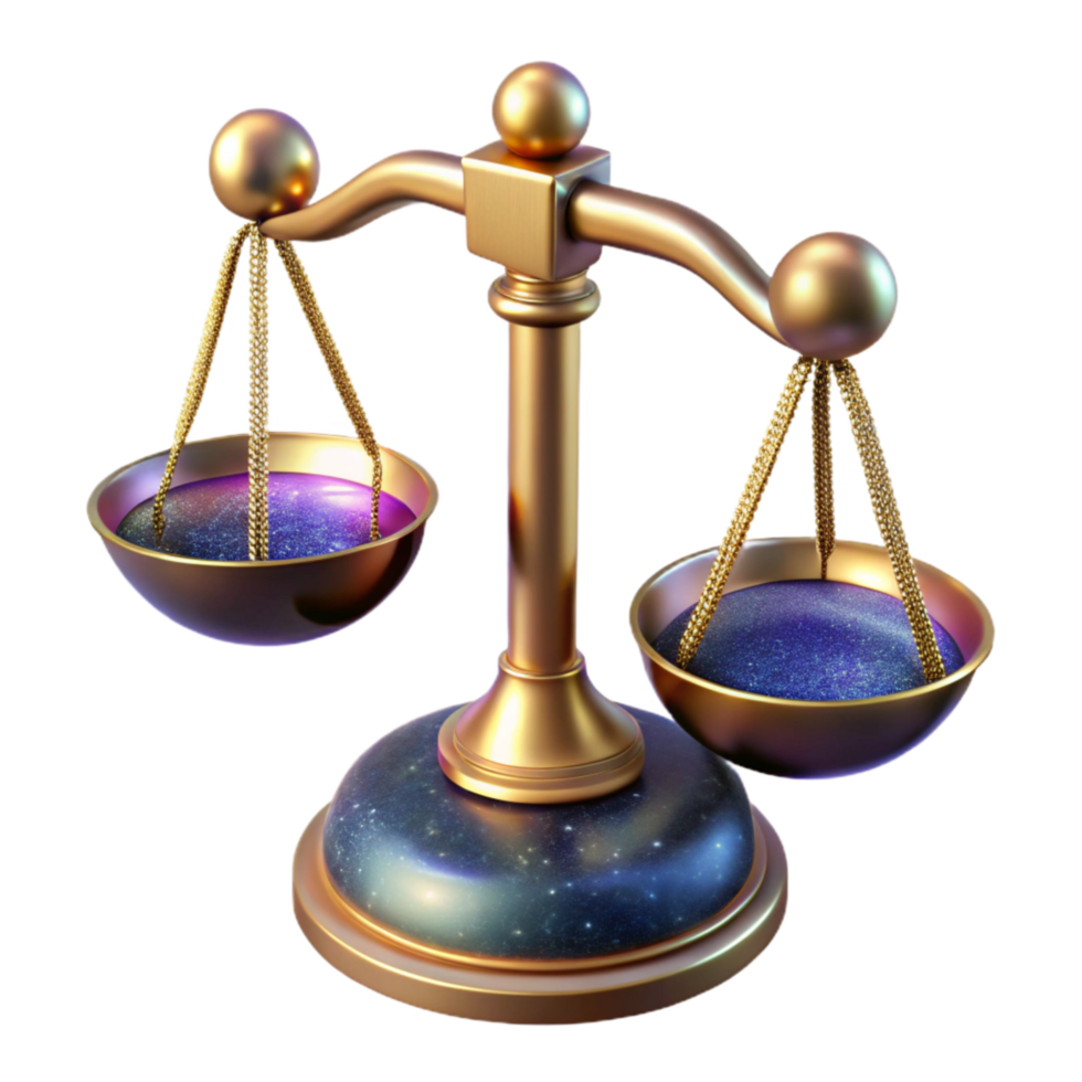 impressive creative Old Scales Isolated with Weights and Pans genuine png