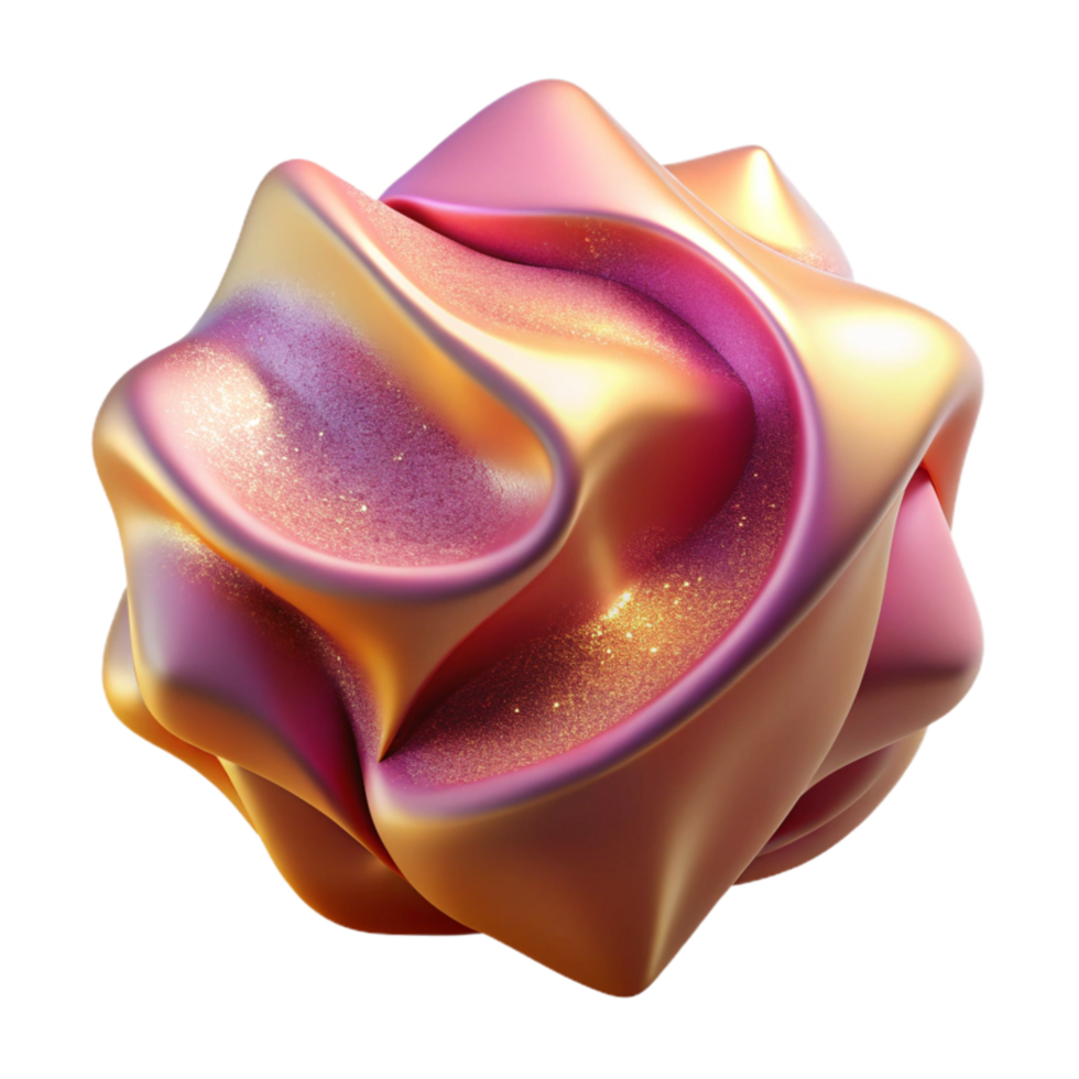 beautiful traditional Pink Abstract Shape with Noise Texture Isolated Element exclusive png