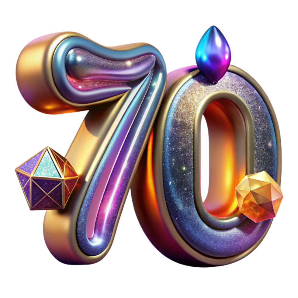 serene abstract Psychedelic 70s Font Transparent Background high resolution png