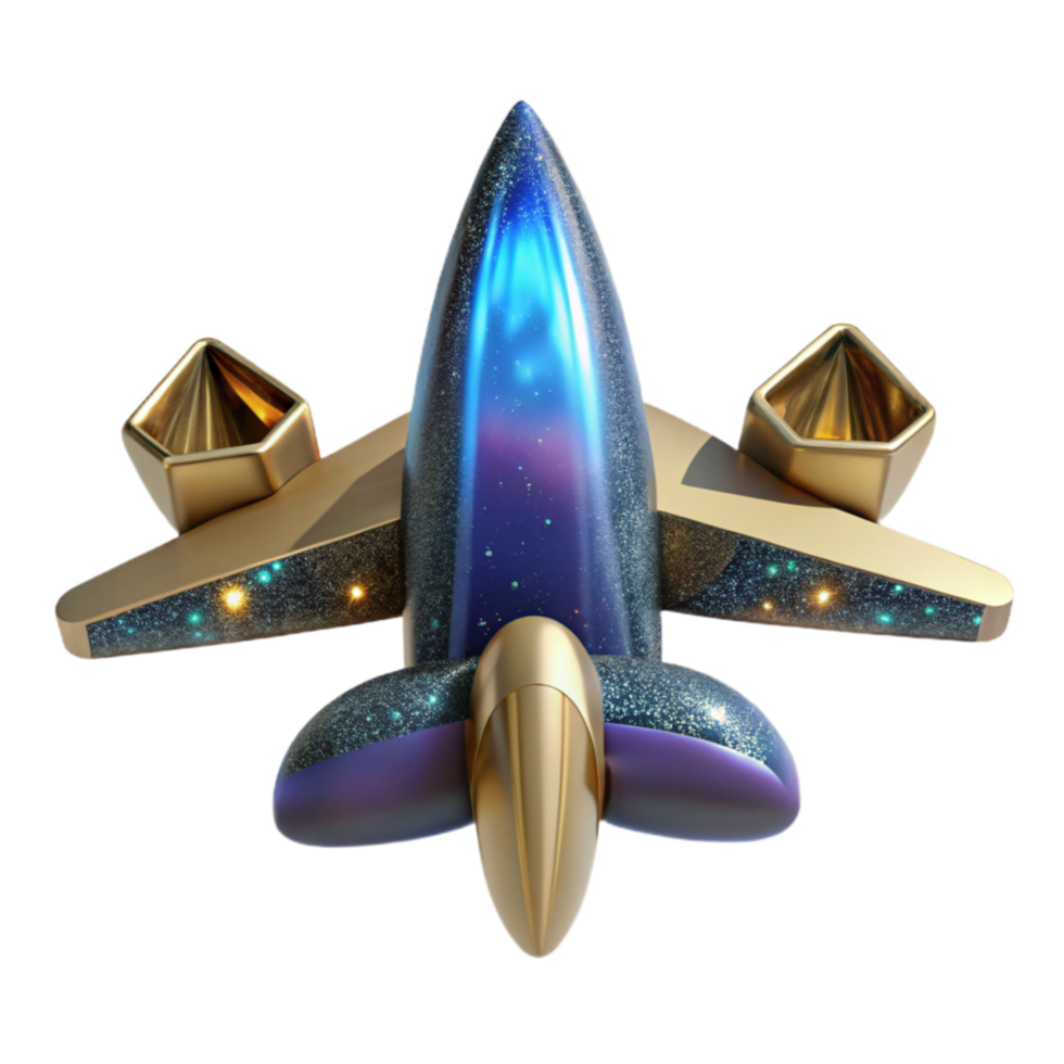 beautiful creative Rear View Perspective Airplane Transparent Background professional png