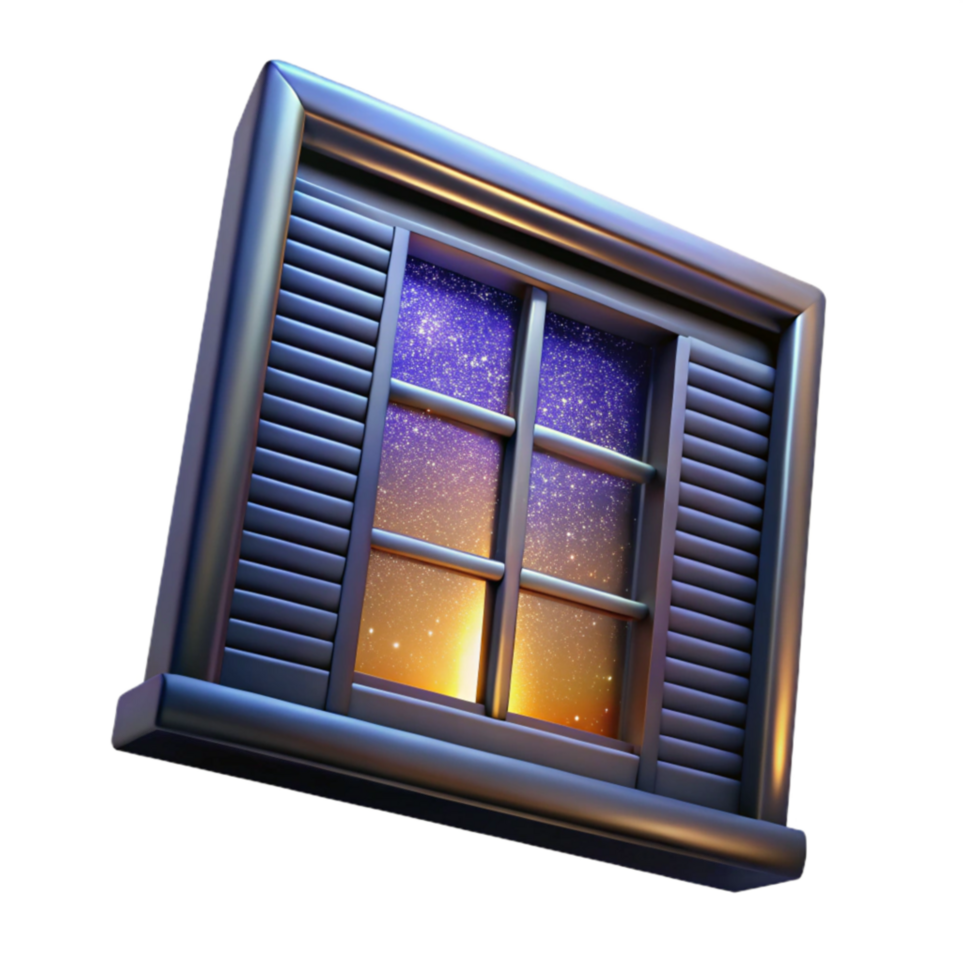 stunning rustic Residential Building Window Shutters Closed Transparent detailed png