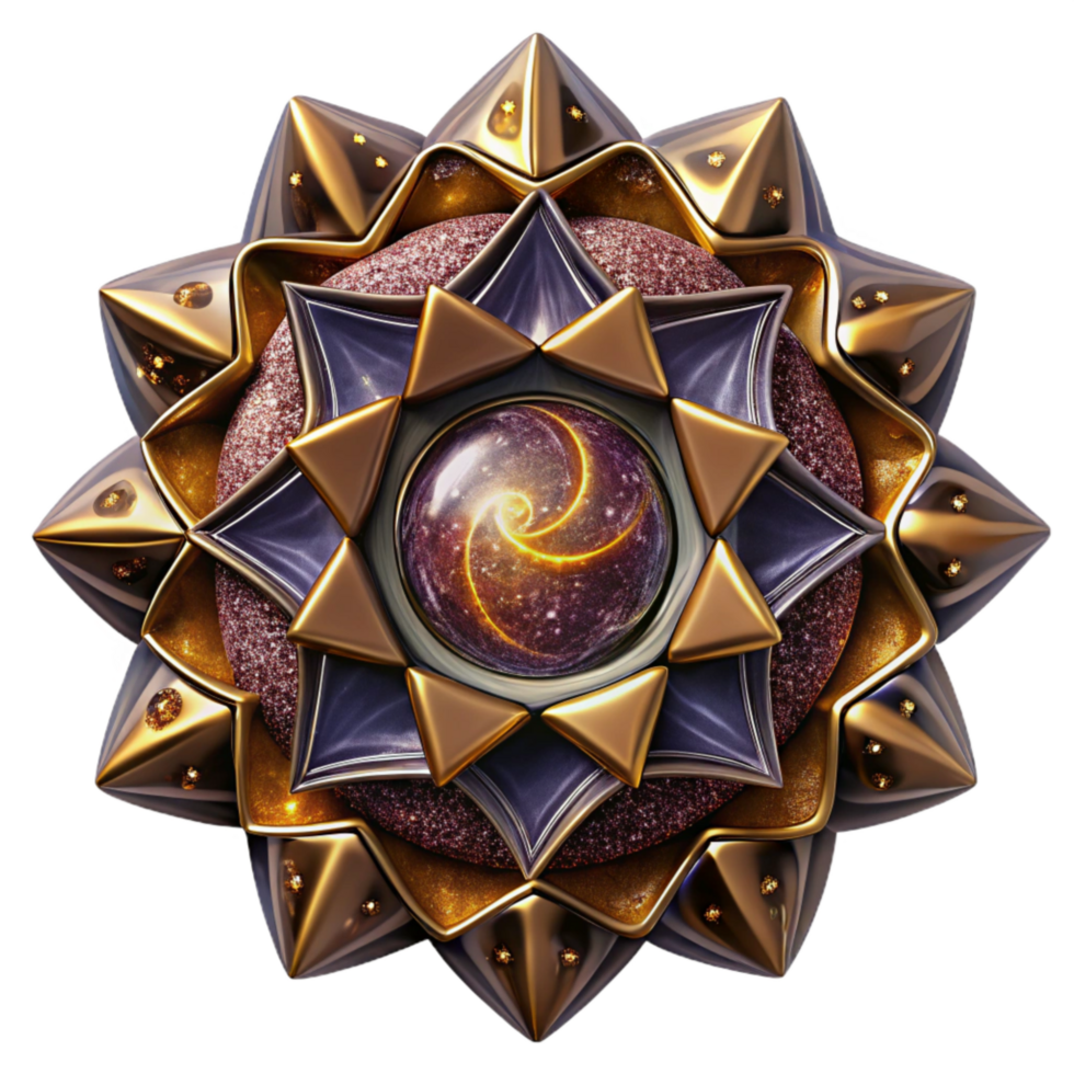 impressive traditional Rotating Kaleidoscope Design Element Cutout high resolution png