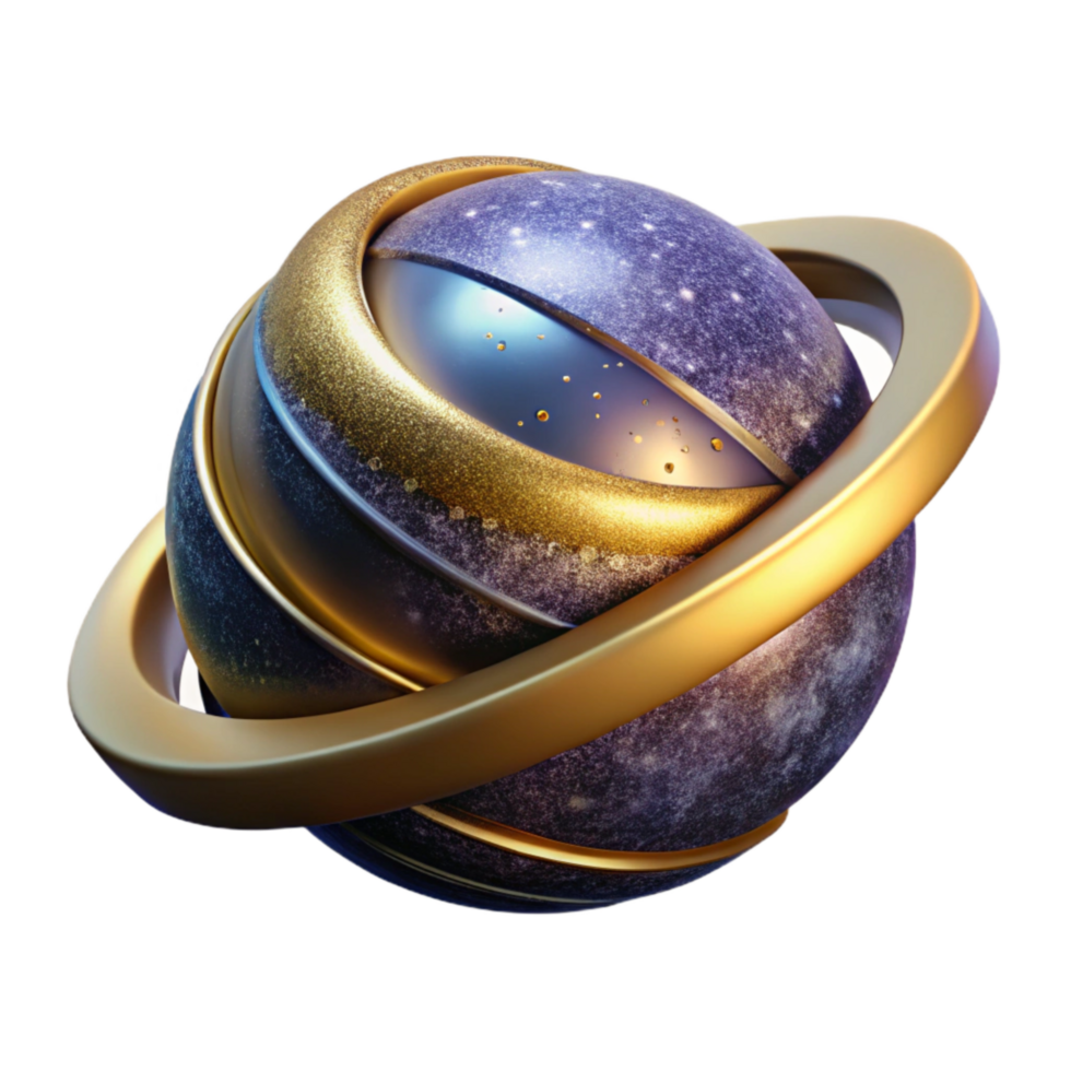 dramatic modern Rotating Sphere Illusion 3d Effect Gradient Shading Cutout premium png