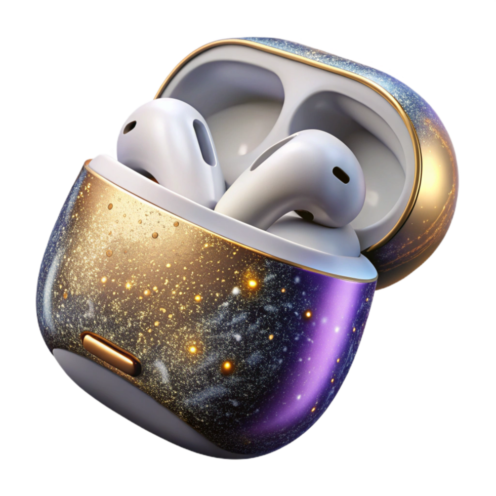 elegant traditional Single Airpod Isolated png