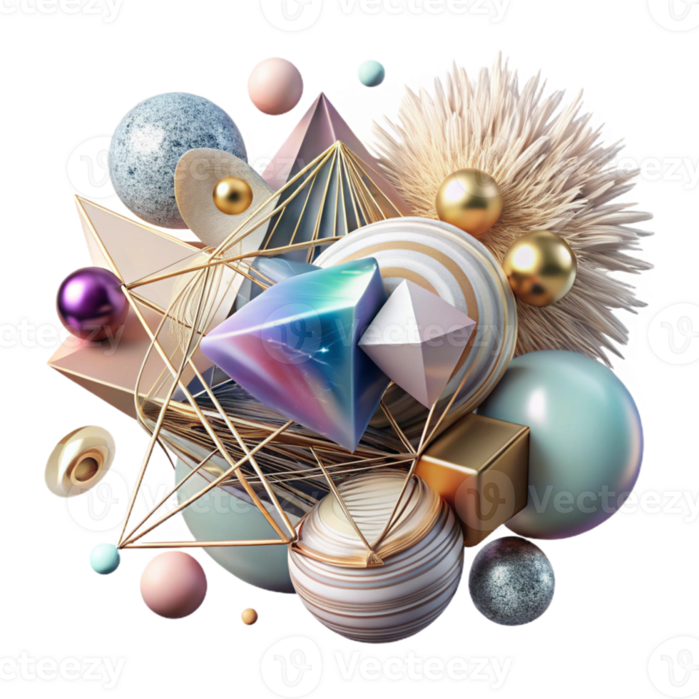 wonderful contemporary Abstract Lines Harmony of Chaos Isolated exclusive png