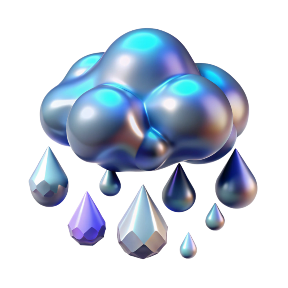 dramatic artistic Abstract Rain Texture Cutout Isolated detailed png