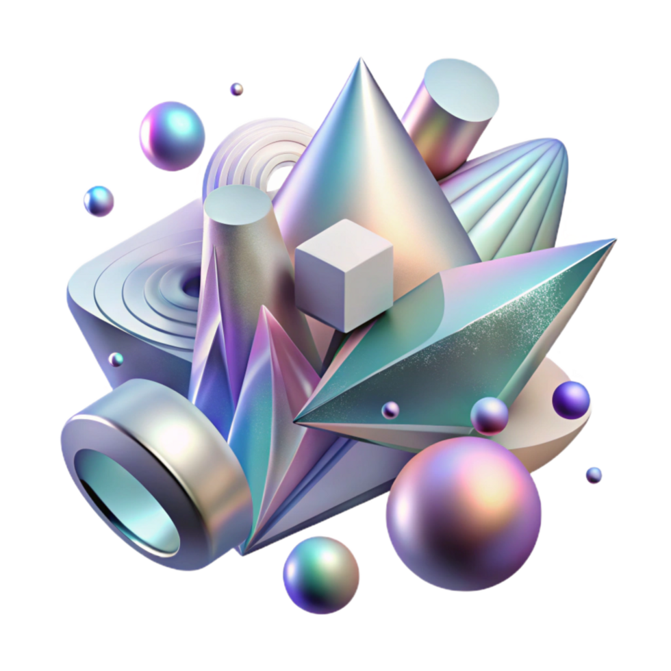 stunning contemporary Abstract Shadowy Design with Gradient Transparent Background professional png