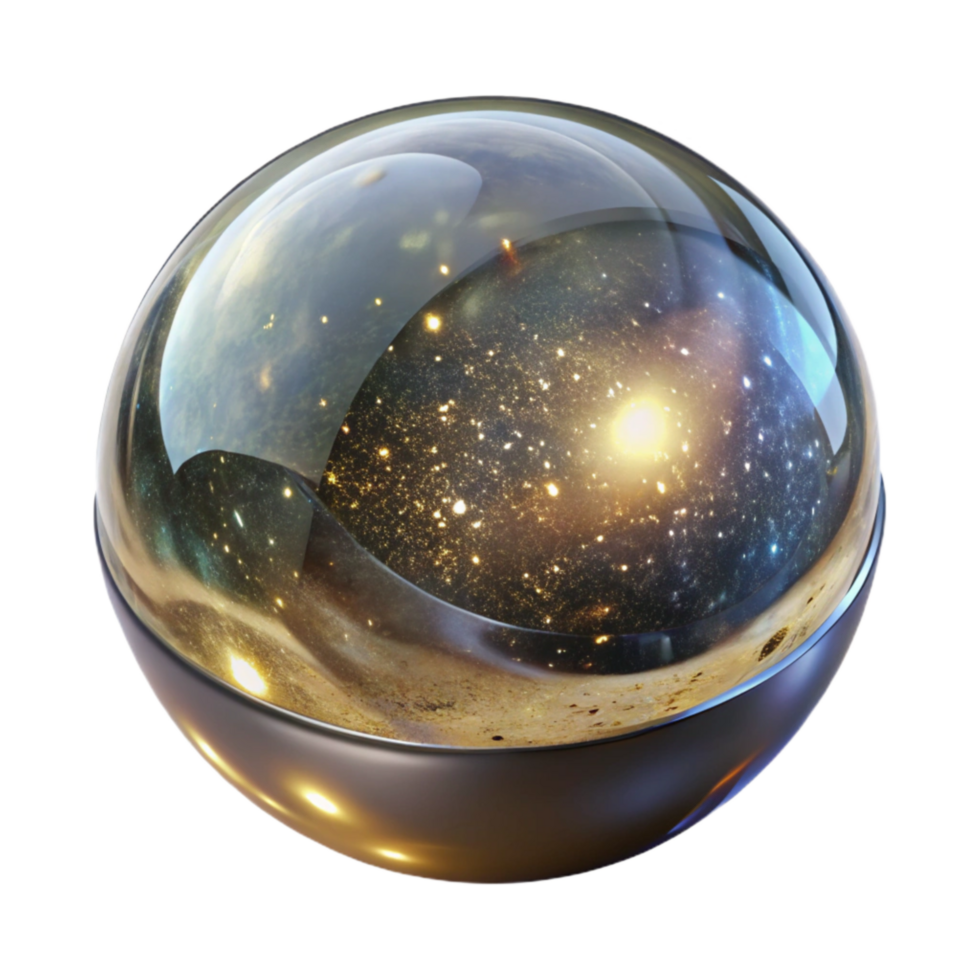 wonderful creative Transparent Background Perspective Glass Sphere authentic png