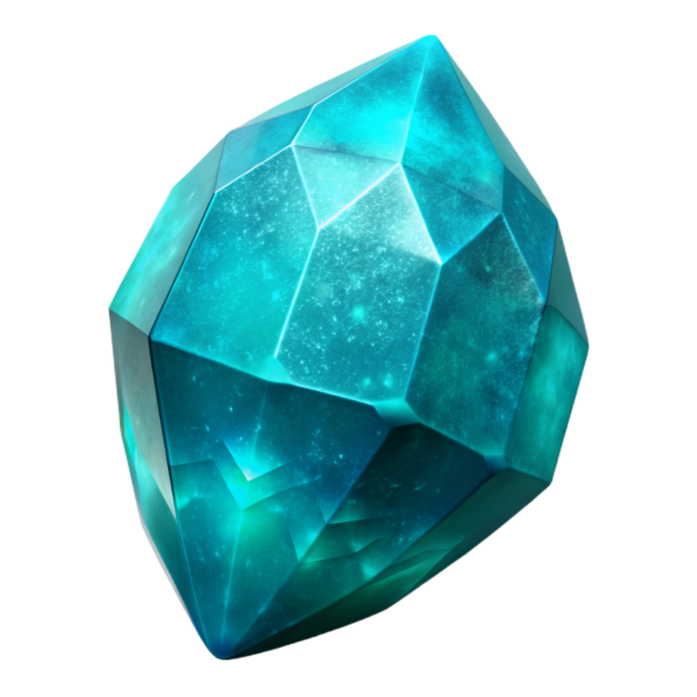 elegant traditional Turquoise Blue Gemstone Isolated Element authentic png
