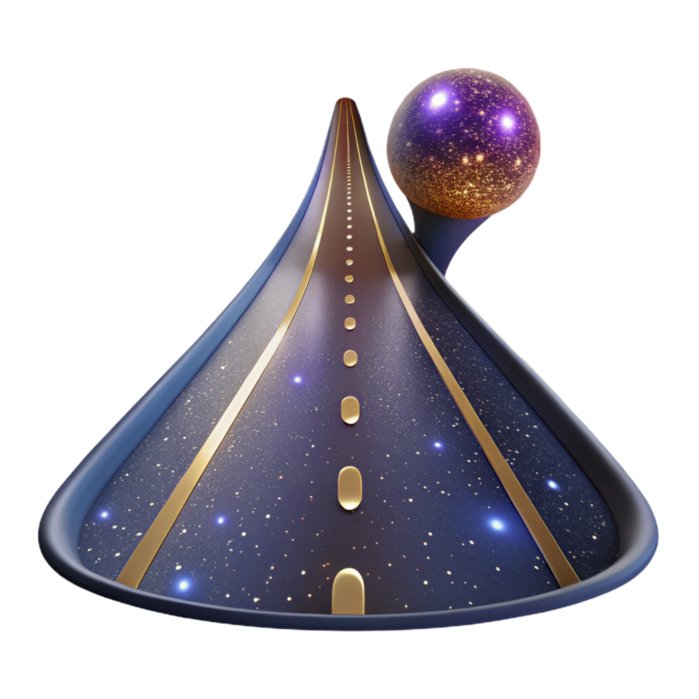 wonderful artistic Vanishing Point Perspective Road Disappearing Isolated Cutout professional png