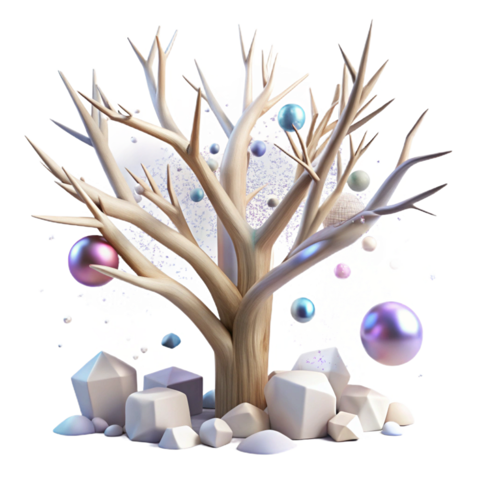 magnificent rustic Bare Tree Branches Cutout with Winter Look high resolution png