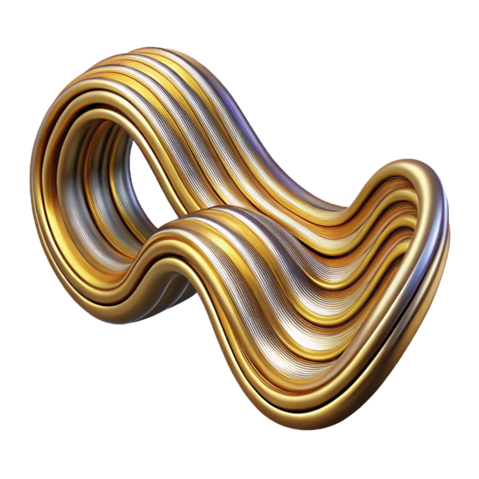 stunning artistic Wavy Line Illusion Curved Lines Repeating Pattern Isolated exclusive png