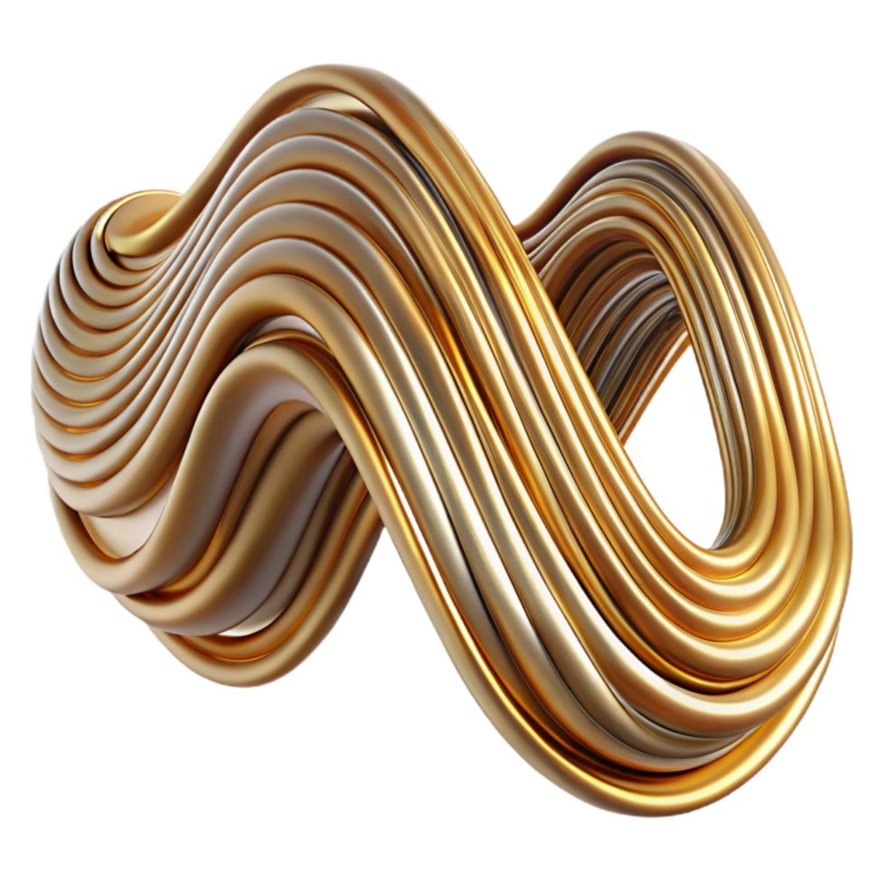 elegant abstract Wavy Line Illusion Curved Lines Repeating Pattern Isolated authentic png