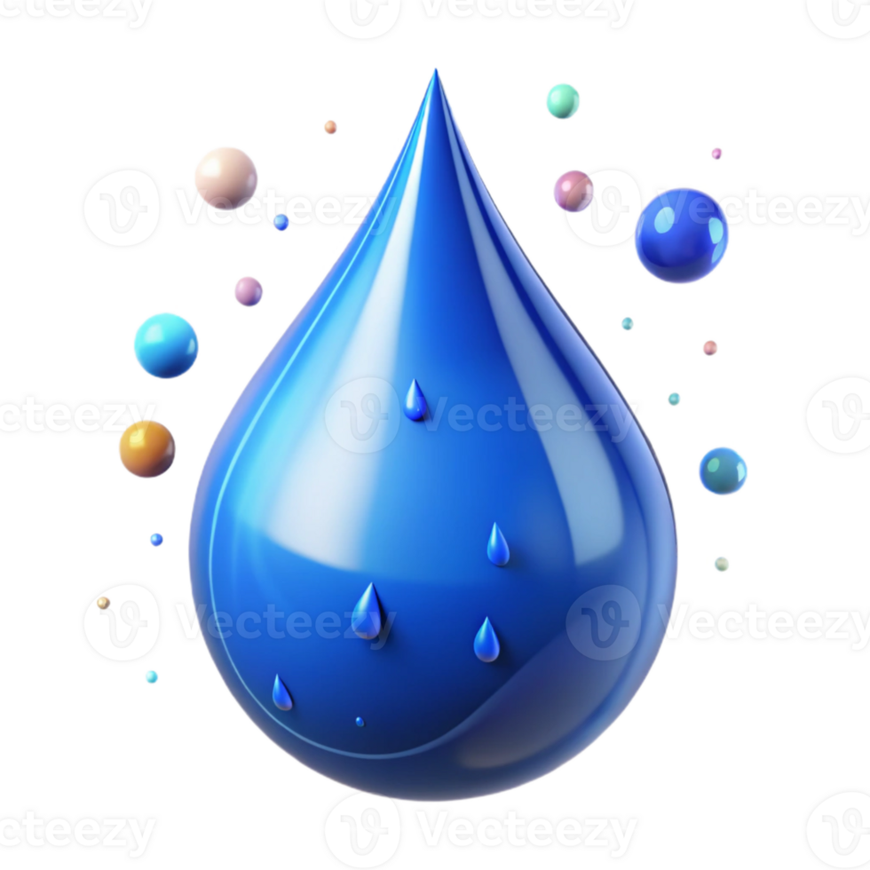 wonderful vintage Blue Raindrop Ripple Effect Transparent Background exclusive png