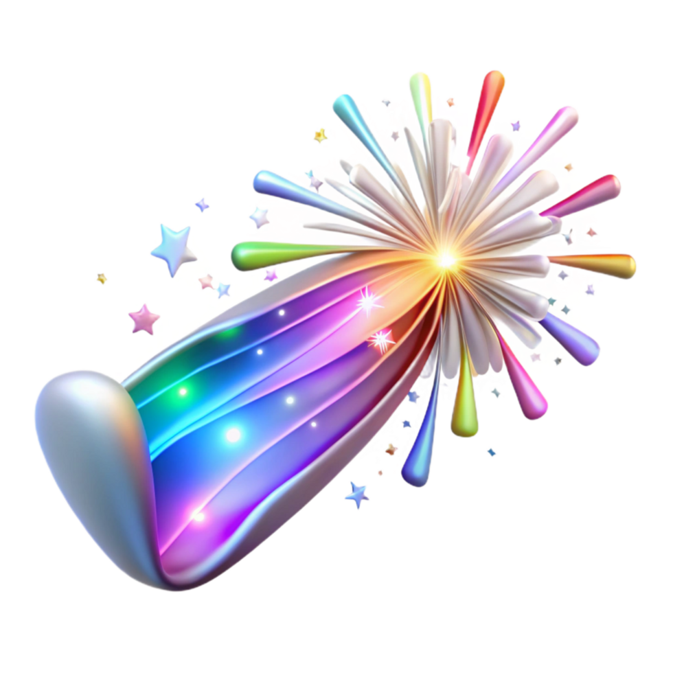 vibrant modern Bright Light Streak with Motion Blur Cutout genuine png