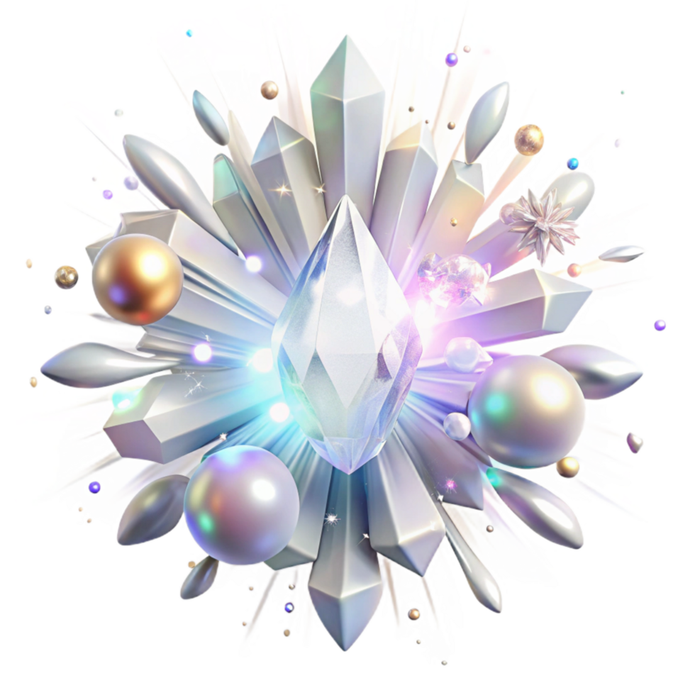 serene modern Bright White Healing Light Ray Transparent Background authentic png