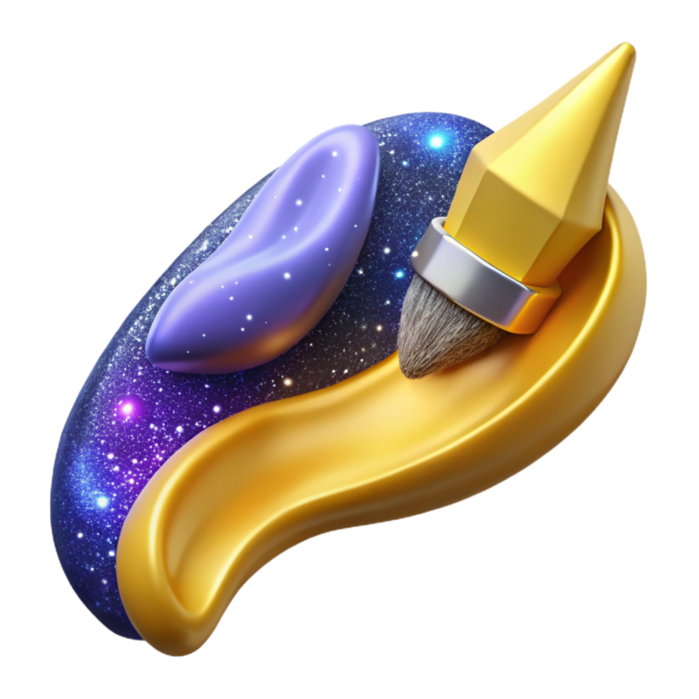 magnificent abstract Yellow Paintbrush Stroke Isolated Cutout high resolution png