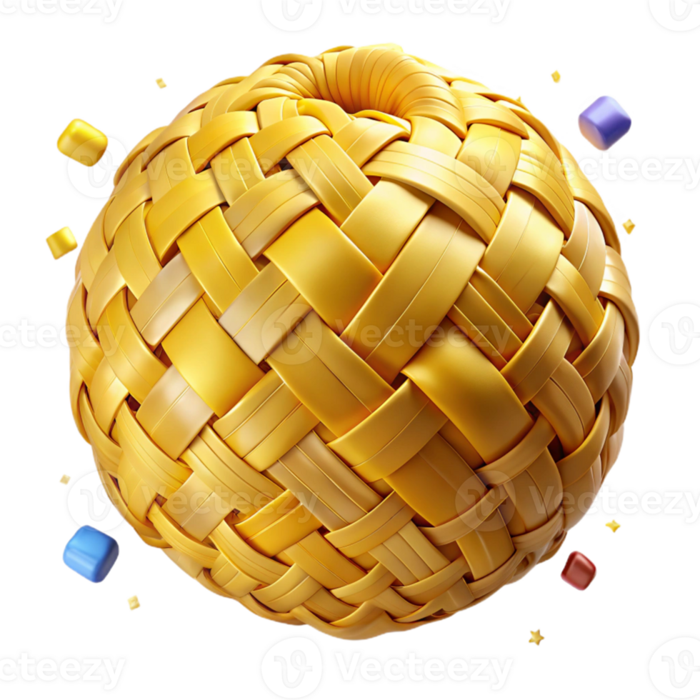 serene modern Butter Yellow Woven Straw Texture Isolated with Transparent Background and Rustic Charm genuine png