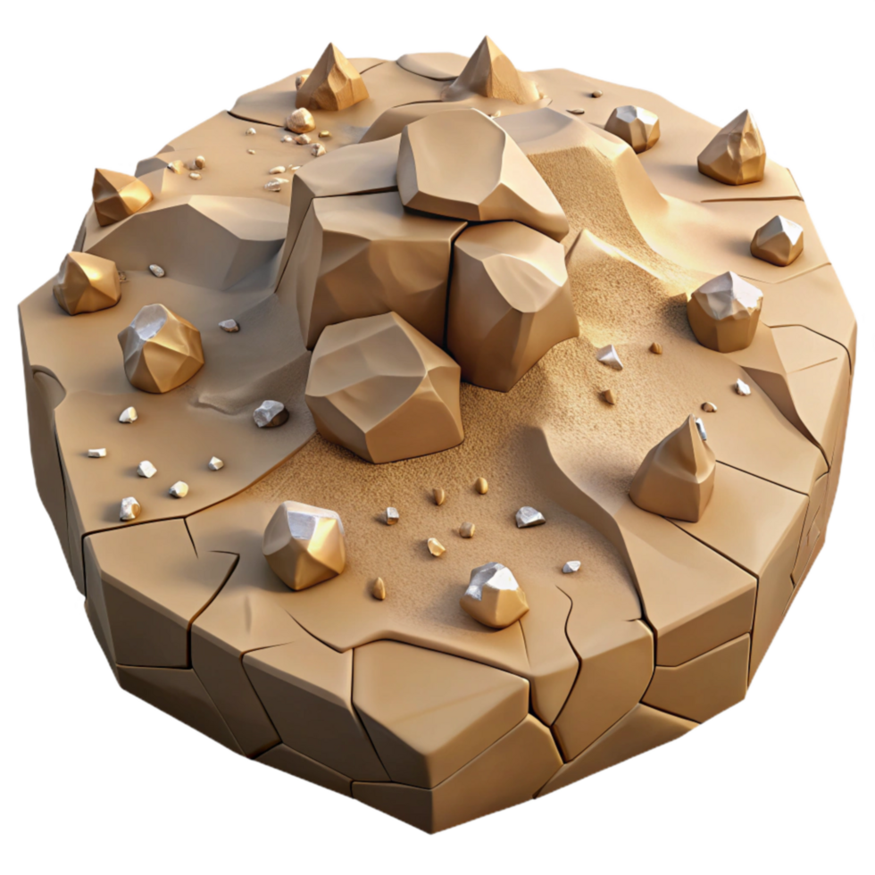 stunning classic Cracked Desert Ground Texture Isolated Element png