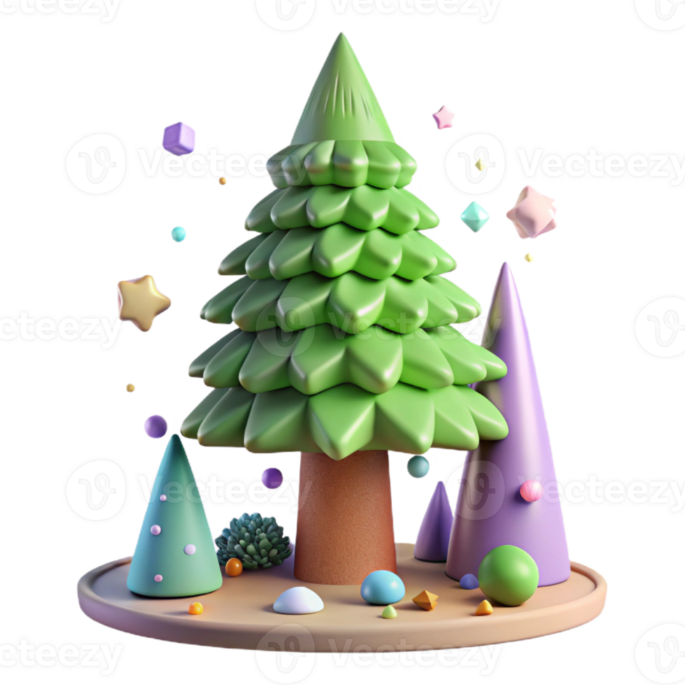 stunning contemporary Cypress Tree Full Height Isolated Element premium png