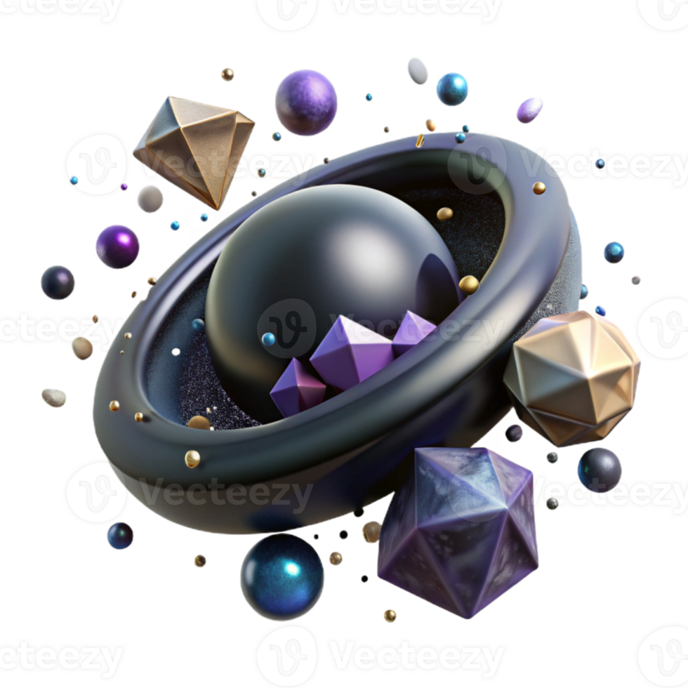 extraordinary vintage Dark Matter Halo Transparent Background with Galactic Distribution detailed png