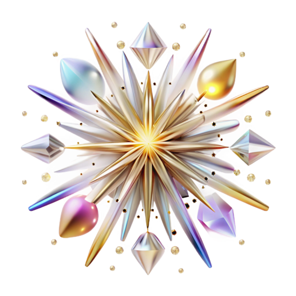 extraordinary creative Dazzling Light Bursts with Starburst Patterns Isolated detailed png