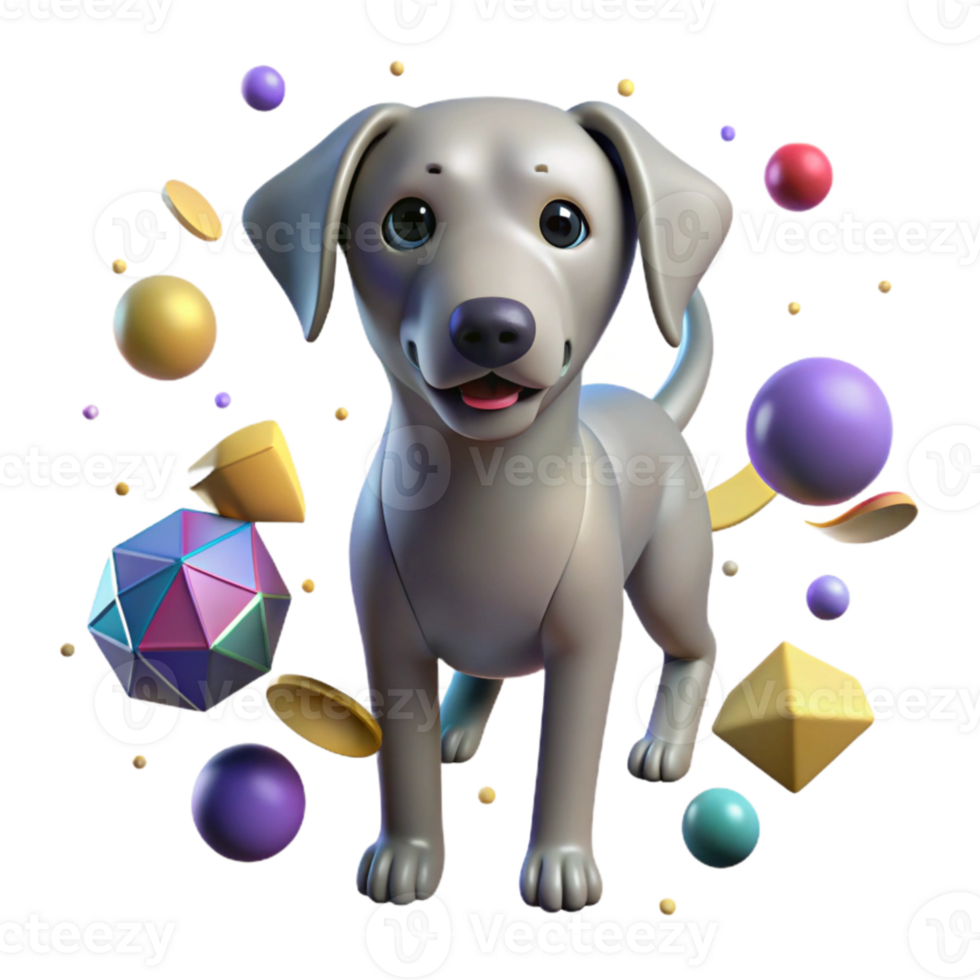 beautiful creative Dog Ears Floppy Shape Cutout Element original png