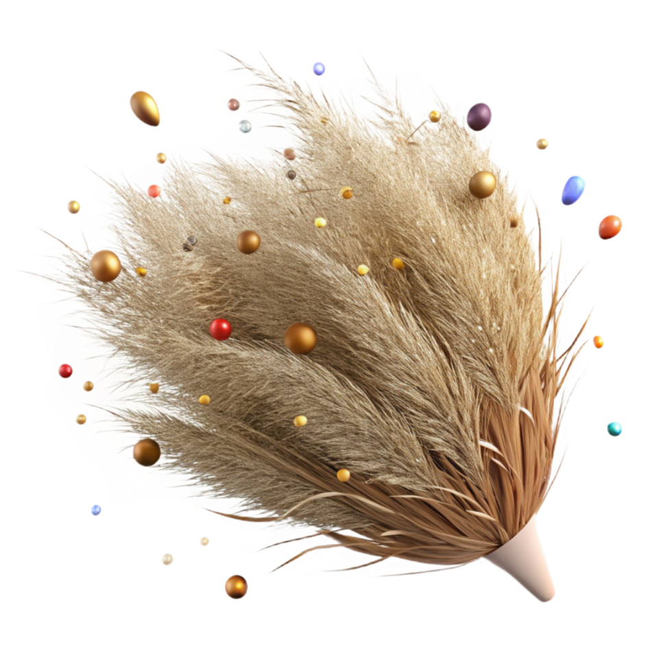 impressive minimalist Dry Grass Blowing in Whispering Winds Isolated detailed png