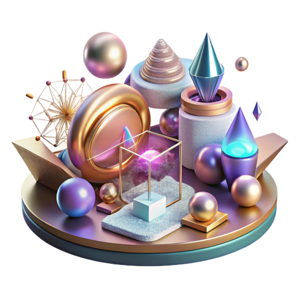 vibrant creative Dynamic Light Installation with Interactive Elements Isolated high resolution png