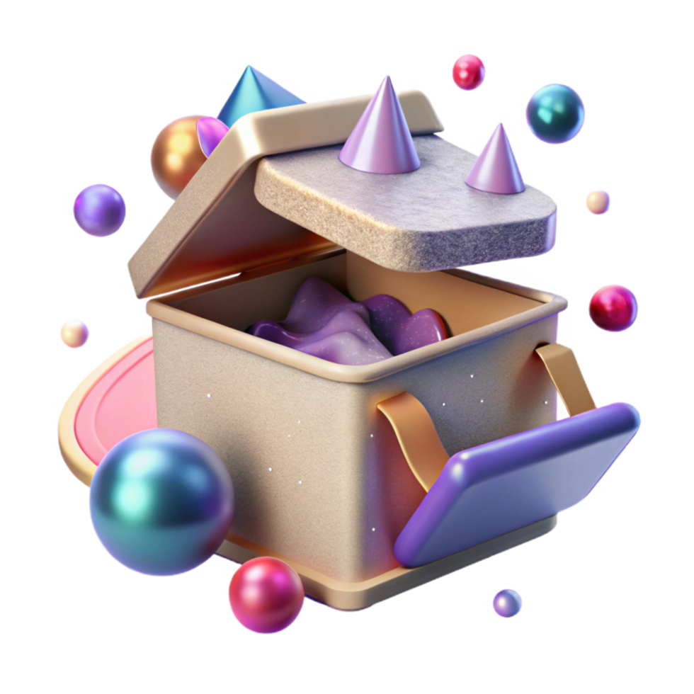 dramatic classic Empty Shoebox Isolated with Cardboard Texture png