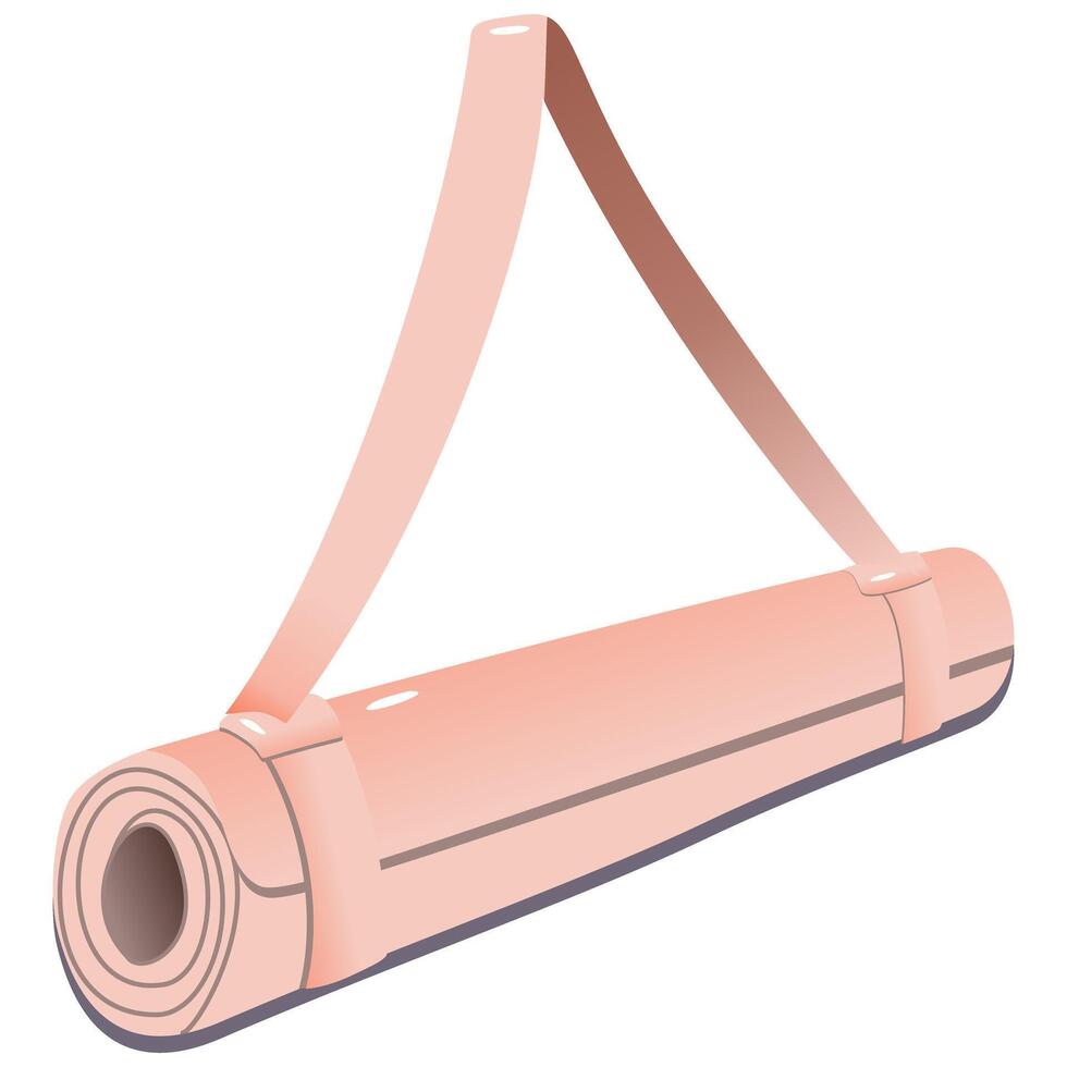 Minimalist Gym Mat for Fitness Use vector