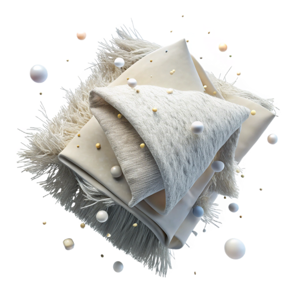 extraordinary artistic Frayed Cloth Edge with White Threads Transparent Element premium png