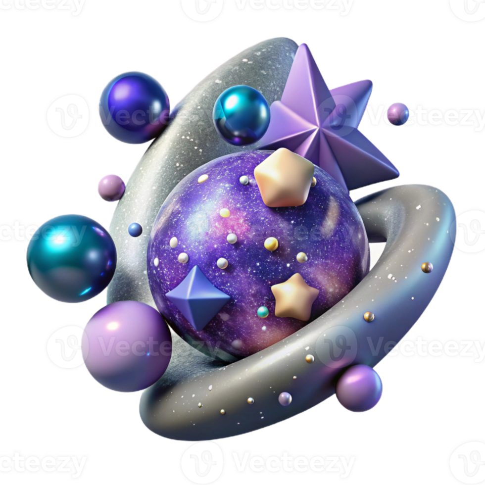 magnificent classic Galaxy Arms with Star Formation Regions Transparent Background authentic png