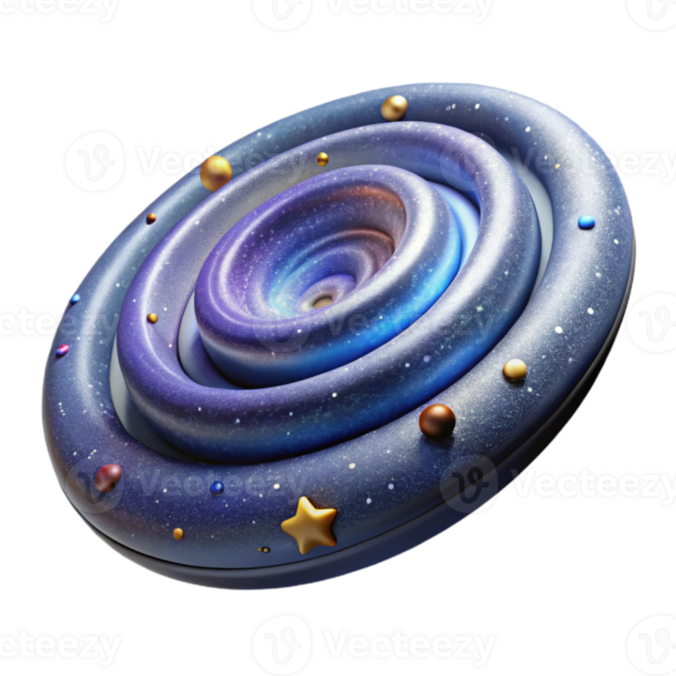 wonderful abstract Galaxy Spiral Arm Closeup Isolated on Transparent Background with Stars exclusive png