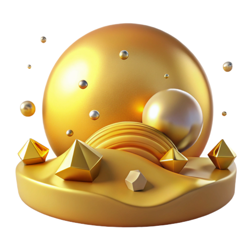 wonderful artistic Golden Sunset Over Rolling Hills Cutout premium png