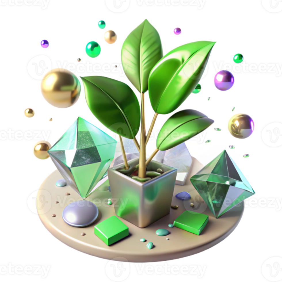 wonderful classic Green Plant Sapling with Leaves Transparent Background Cutout exclusive png