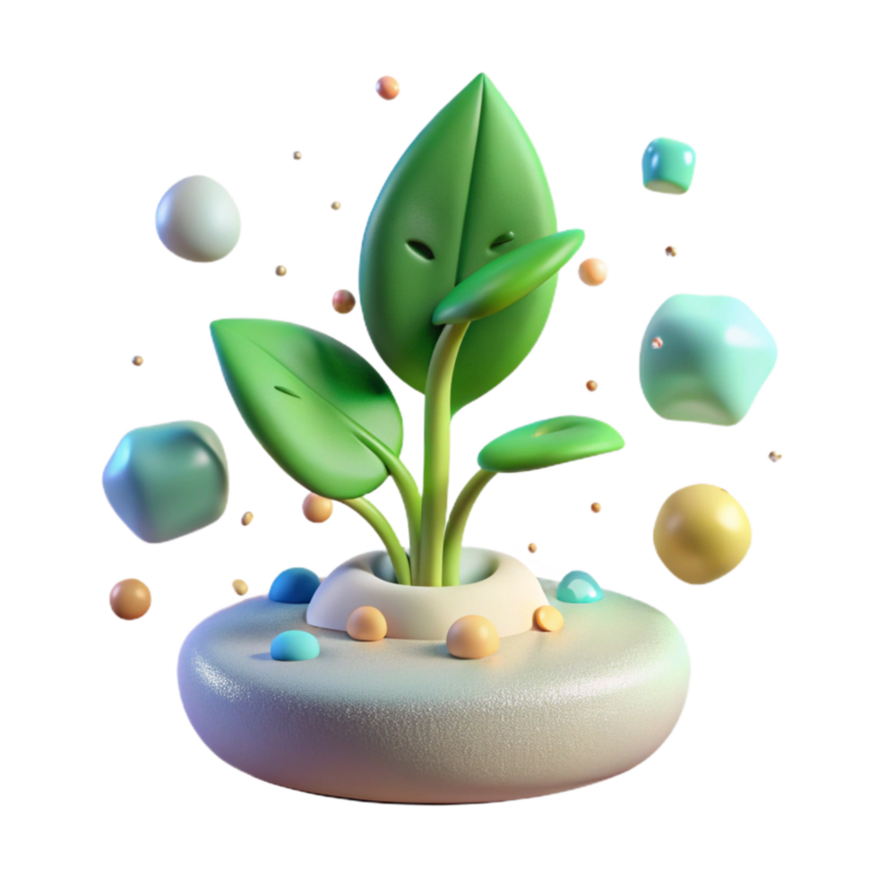 magnificent modern Growing Plant Timelapse with Soft Green Shoots authentic png