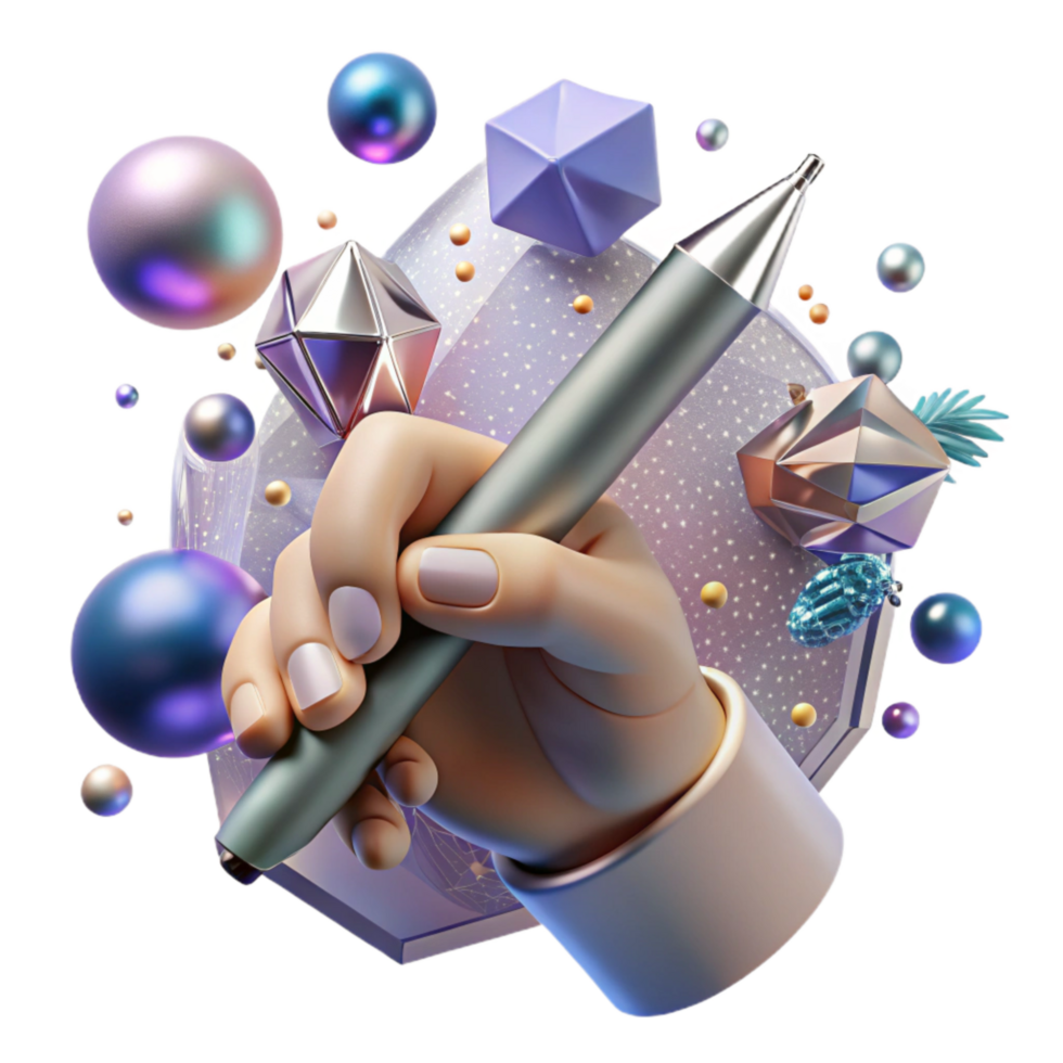 magnificent classic Hand Holding a Pen Cutout Writing Position Isolated exclusive png