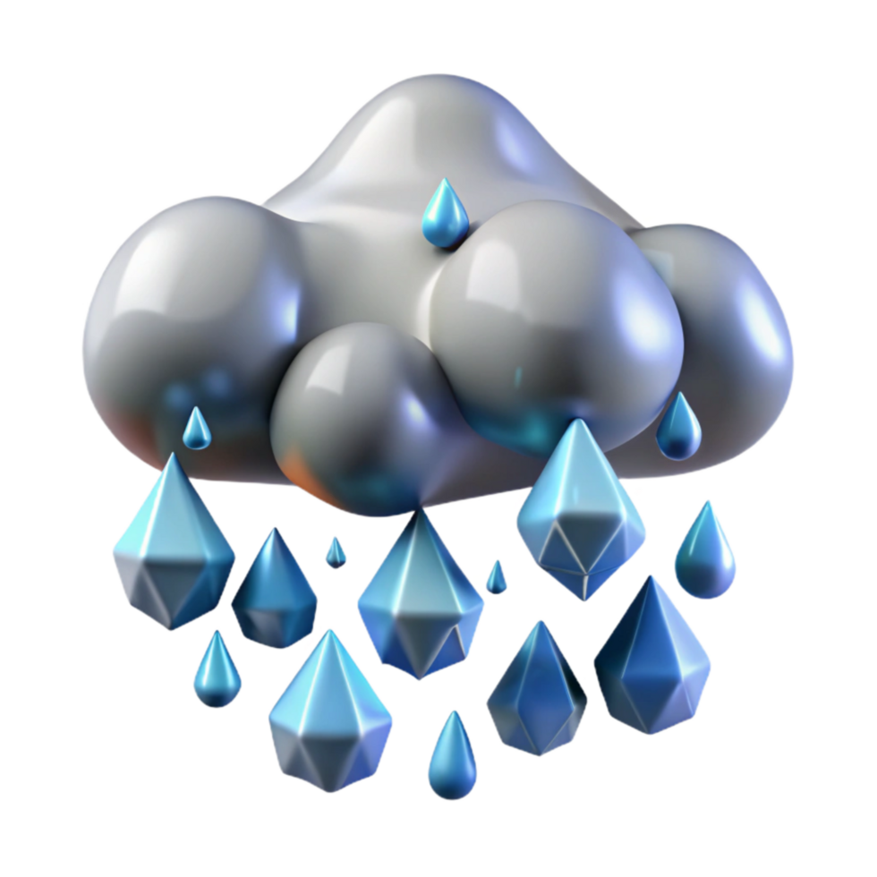 magnificent contemporary Heavy Rain Texture Cutout Isolated detailed png