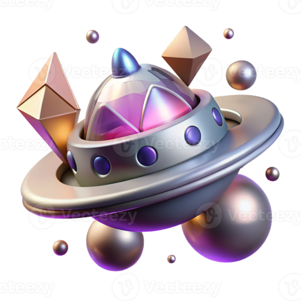 dramatic creative Interplanetary Travel Isolated with Starship Design premium png