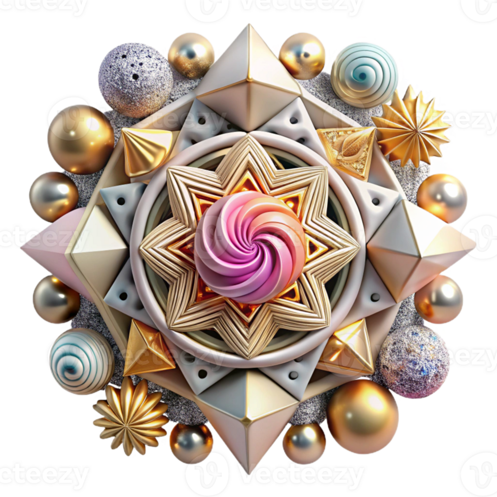 dramatic minimalist Intricate Patterns Harmony of Chaos Cutout premium png