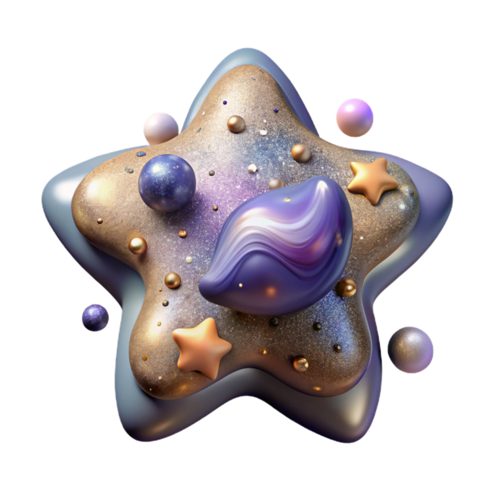 serene vintage Milky Way Galaxy Cutout with Stars and Nebulae detailed png