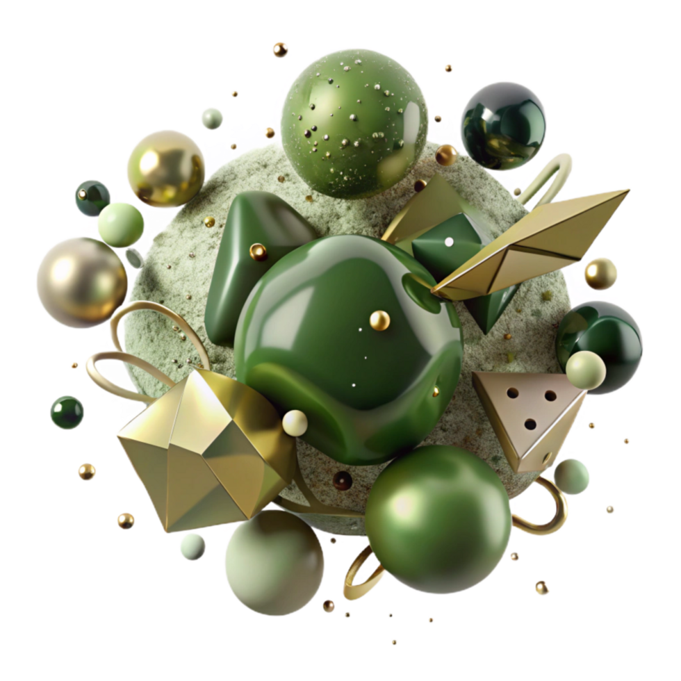 serene modern Olive Green Abstract Paint Splatter Isolated with Transparent Background and Artistic Expression detailed png