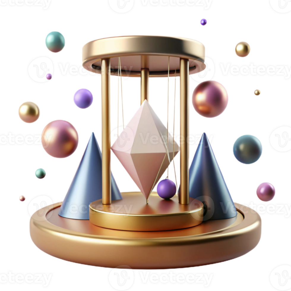 wonderful artistic Pendulum Swinging Motion Isolated on Transparent Background exclusive png