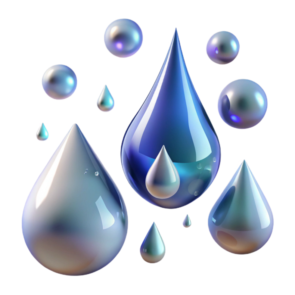 beautiful abstract Rain Drops Falling on Glass Isolated Element exclusive png