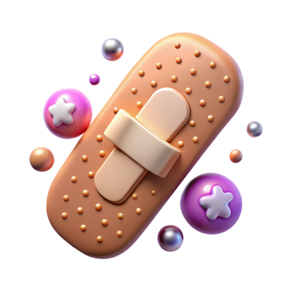 dramatic minimalist Realistic Healing Bandage Texture Cutout authentic png