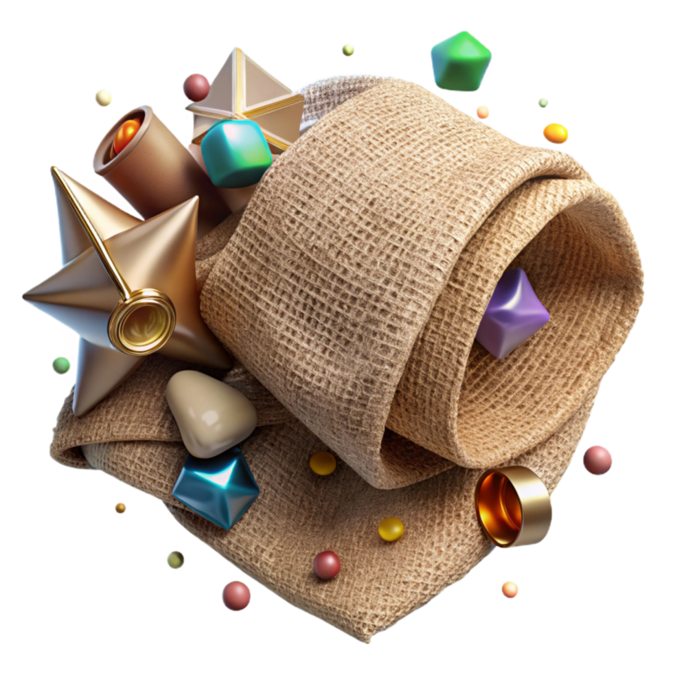 dramatic vintage Rough Fabric Texture with Linen Weave Cutout professional png