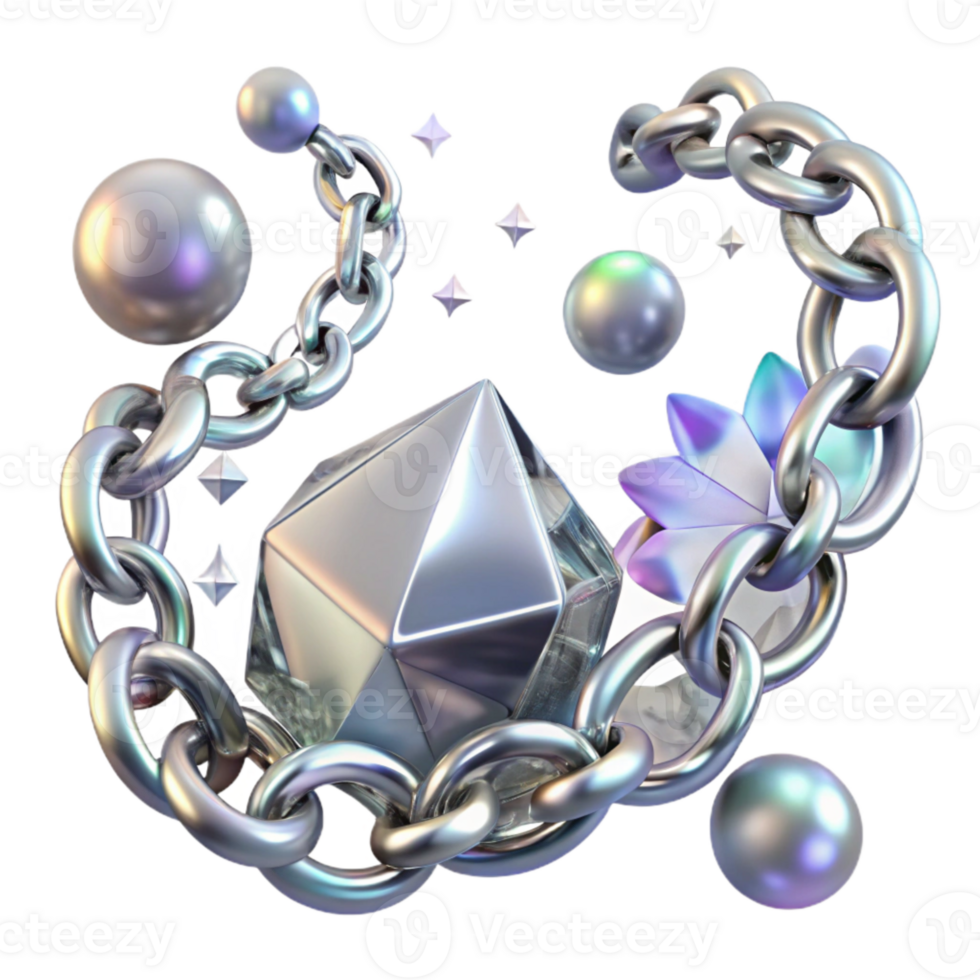 impressive vintage Silver Necklace Jewelry Chain Links Transparent Background Cutout professional png
